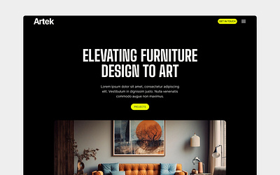 Artek Portfolio Webflow Template design graphic design template ui vector webdesign webflow