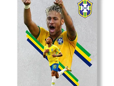 Neymar poster design graphic design