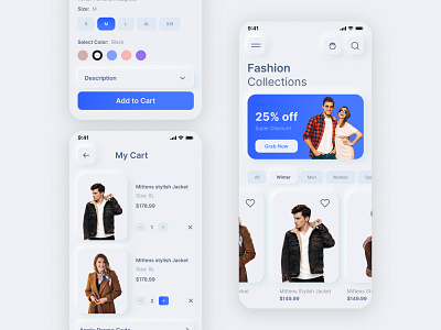 Fashion App Design 2024 aap design app clean fashion men new trend skeuomorphism ui ux white womens