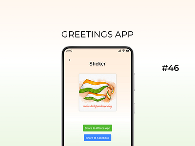 Daily UI Day-46/100:Greetings App dailyui day 46 designchallenge designing ui uiuxdesign ux