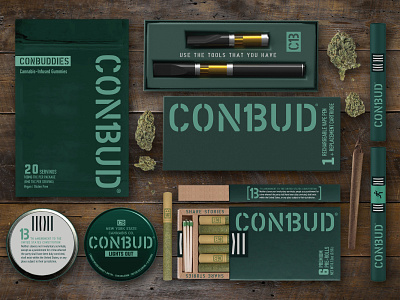 Conbud Packaging branding cannabis graphic design packaging