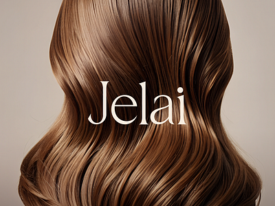 Brand identity and packaging for the cosmetic brand Jelai graphic design graphic designer haircare