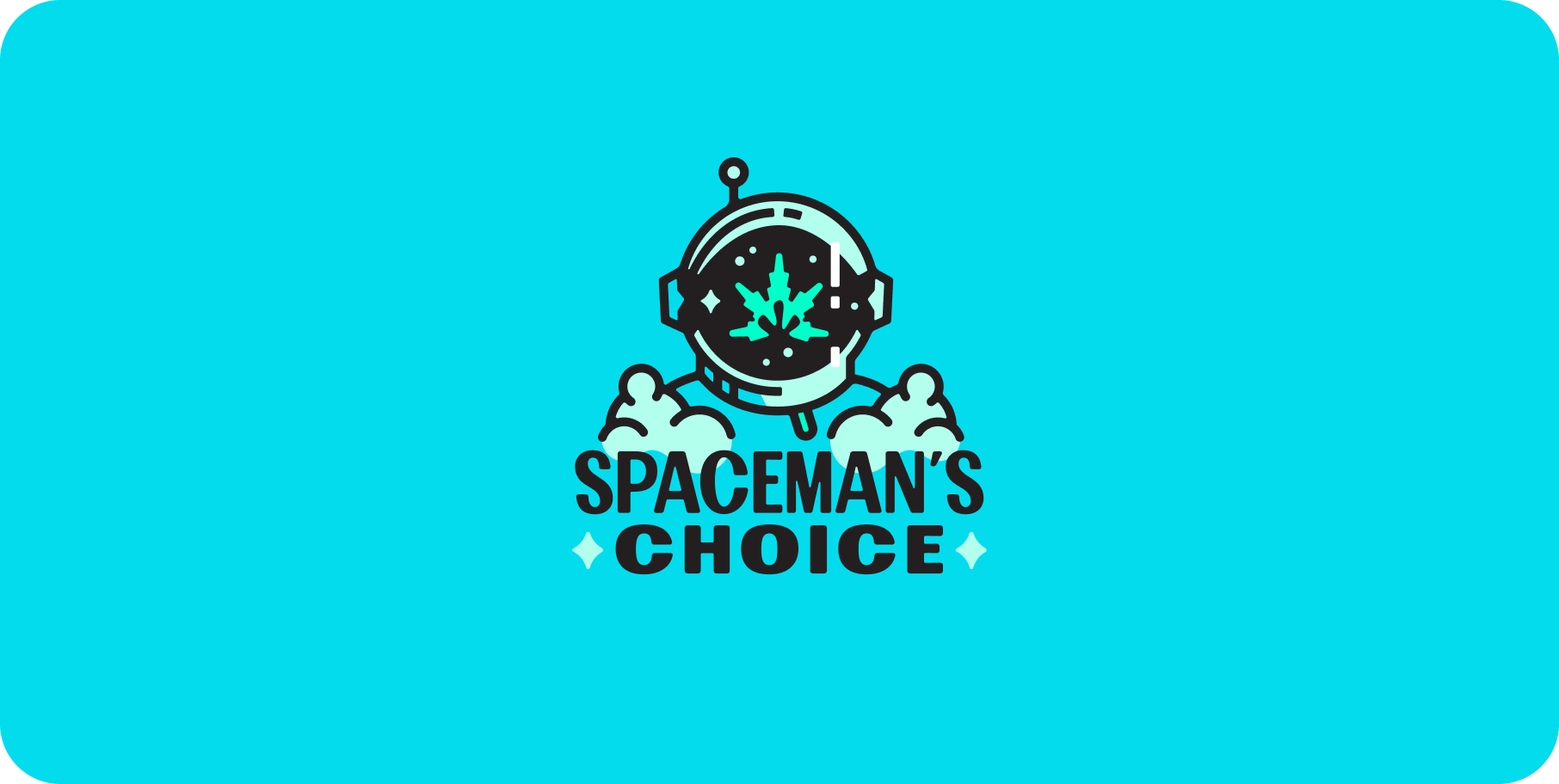 Spaceman's Choice branding logo space