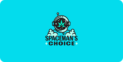 Spaceman's Choice branding logo space