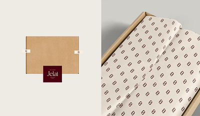 Brand identity and packaging for the cosmetic brand Jelai 3d branding graphic design