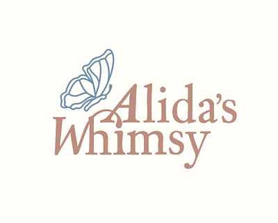 Alida's Whimsy artist branding logo logo design