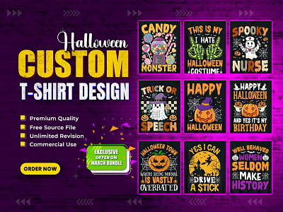 Halloween T-Shirt Design, Typography T-Shirt custom t shirt design halloween t shirt halloween t shirt design trendy t shirt design