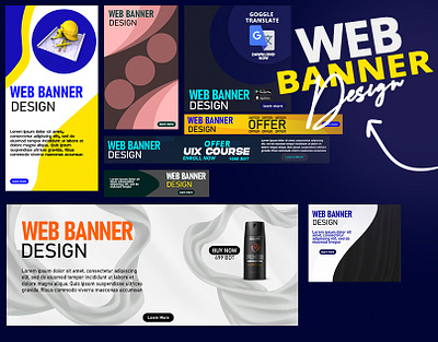 Web Banner Design 3d animation bangla design branding design graphic design motion graphics photoshop poster social social media post design ui web websiite websitw design