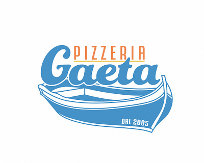 Pizzeria Gaeta brand branding graphic design illustration italia logo