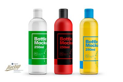 Bottle Mockup 250ml design food illustration mock up mockup package packaging psd template ui