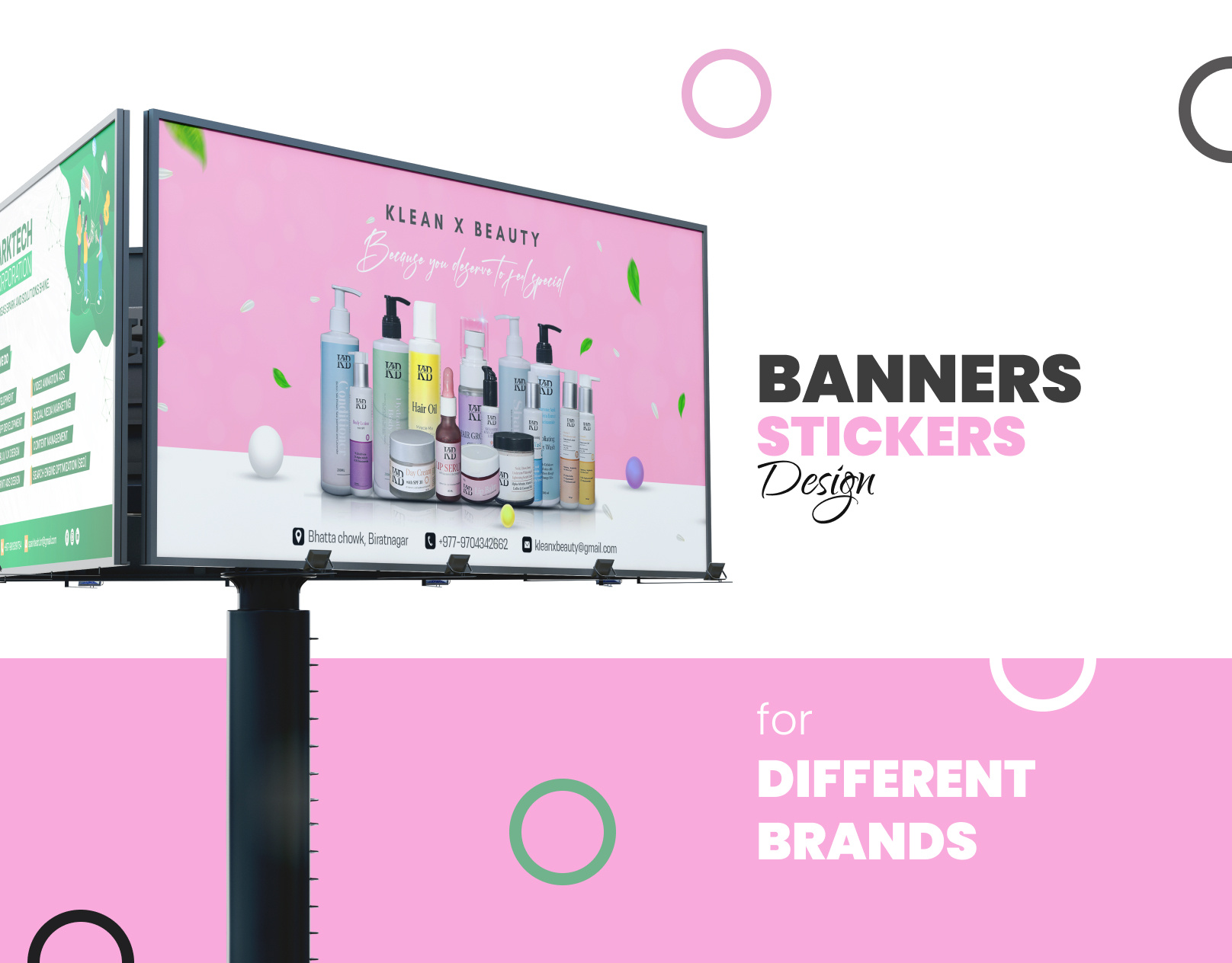 Banners Design for Different Brands amigo biratnagar branding brusto nepal design digital marketing agency graphic design illustration klean x beauty kumarchandan design parker renko sparktech incorporation