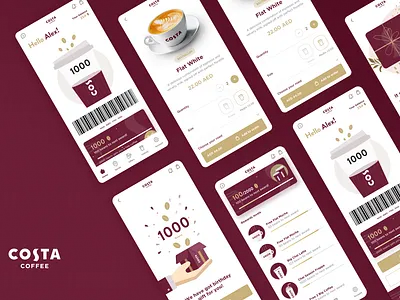 Costa Coffee UAE 3d branding coffee graphic design logo motion graphics restaurant coffee food restaurantdesign ui