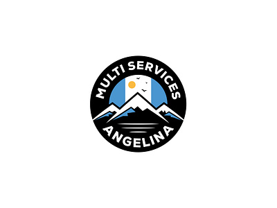 Multi Services Angelina angelina branding creative custom graphic design logo logo design multi services