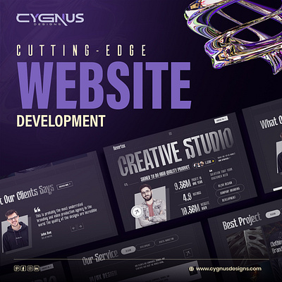 website development website cygnusdesigns