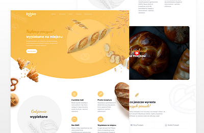 Żabka Wypiekane Pieczywo android app bakery bakerybranding bakerydesign coffee culinarydesign design freshbakaery freshbakery groceryshop illustration interaction interface pastrylovers product design shop ui ux visualidentity