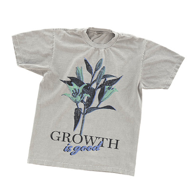 Growth Is Good Shirt graphic design mockup shirt design