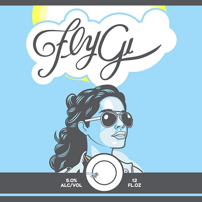 Fly Girl Animation after effects airplane animation design fly girl graphic design illustration logo motion graphics typography vector