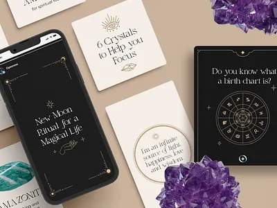 Openness Social Media Templates astrology card reading mystical natal chart social media template spiritual zodiac