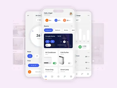 Trending Smart Home App UI Design app design best practices design graphic design home management innovative smart home app mobile ui mobile ui design smart app smart home smart home app smart home management top ui design trending app ui ui design uiux