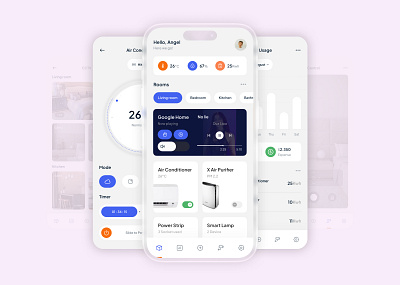 Trending Smart Home App UI Design app design best practices design graphic design home management innovative smart home app mobile ui mobile ui design smart app smart home smart home app smart home management top ui design trending app ui ui design uiux