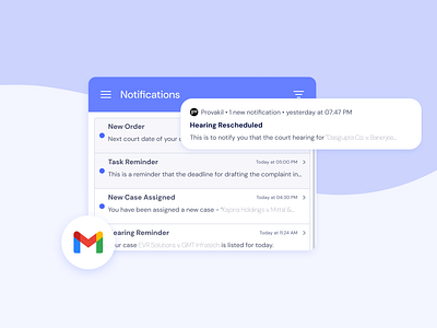 Notifications UI Design | Real-Time Legal Updates notificationui popupui ui uidesign ux