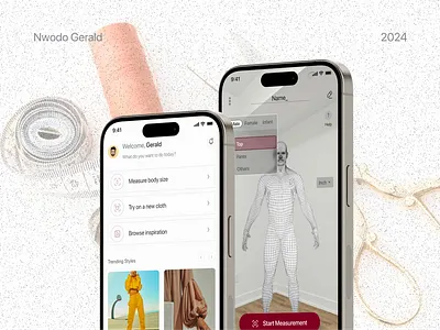Augmented Reality Mobile app Design -homepage ai app ar artificial intelligence augmented reality design lidar measurement mobile app product design ui ux