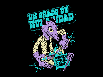 "Un Grado De Humanidad" Merch art design digitalillustration illustration merch merchandise music procreate punk