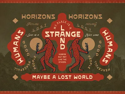 Desert Garden Font Collection - Strange Land boho branding design folk font handmade hipster human illustration land logo lost mindfulness native nature old retro strange type vintage