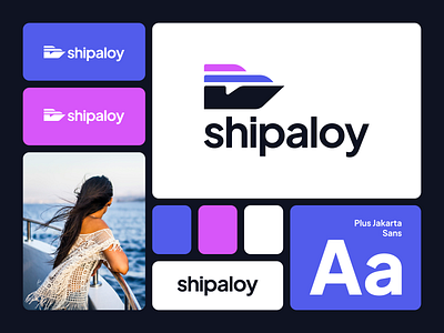 Shipaloy app branding combination design dualmeaning graphic design journey logo logodesign logoicon logomark ship travell visualbrand