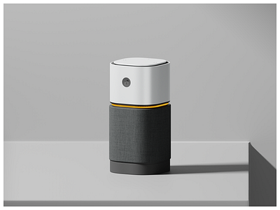 Music Lectica - 3D Wireless Speaker 3d 3d design blender graphic design iot minimalist modern music speaker