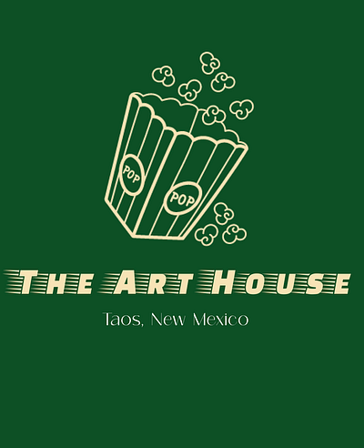 The art house - Movie theater branding branding graphic design logo