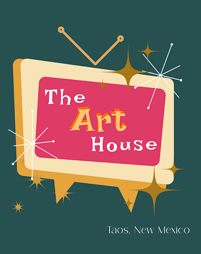 The art house - Movie theater branding branding graphic design logo