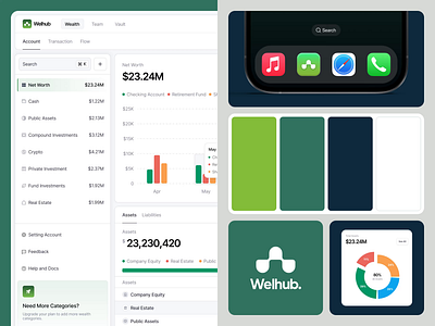 Welhub - Project Reels animation barly brand identity branding dashboard design finance fintech graphic design icon logo motion motion graphics reel uxerflow visual identity web web app website welhub