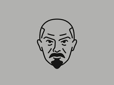 Vladimir Lenin character communist dictator face graphic design head icon leader lenin person portrait russia russian ussr