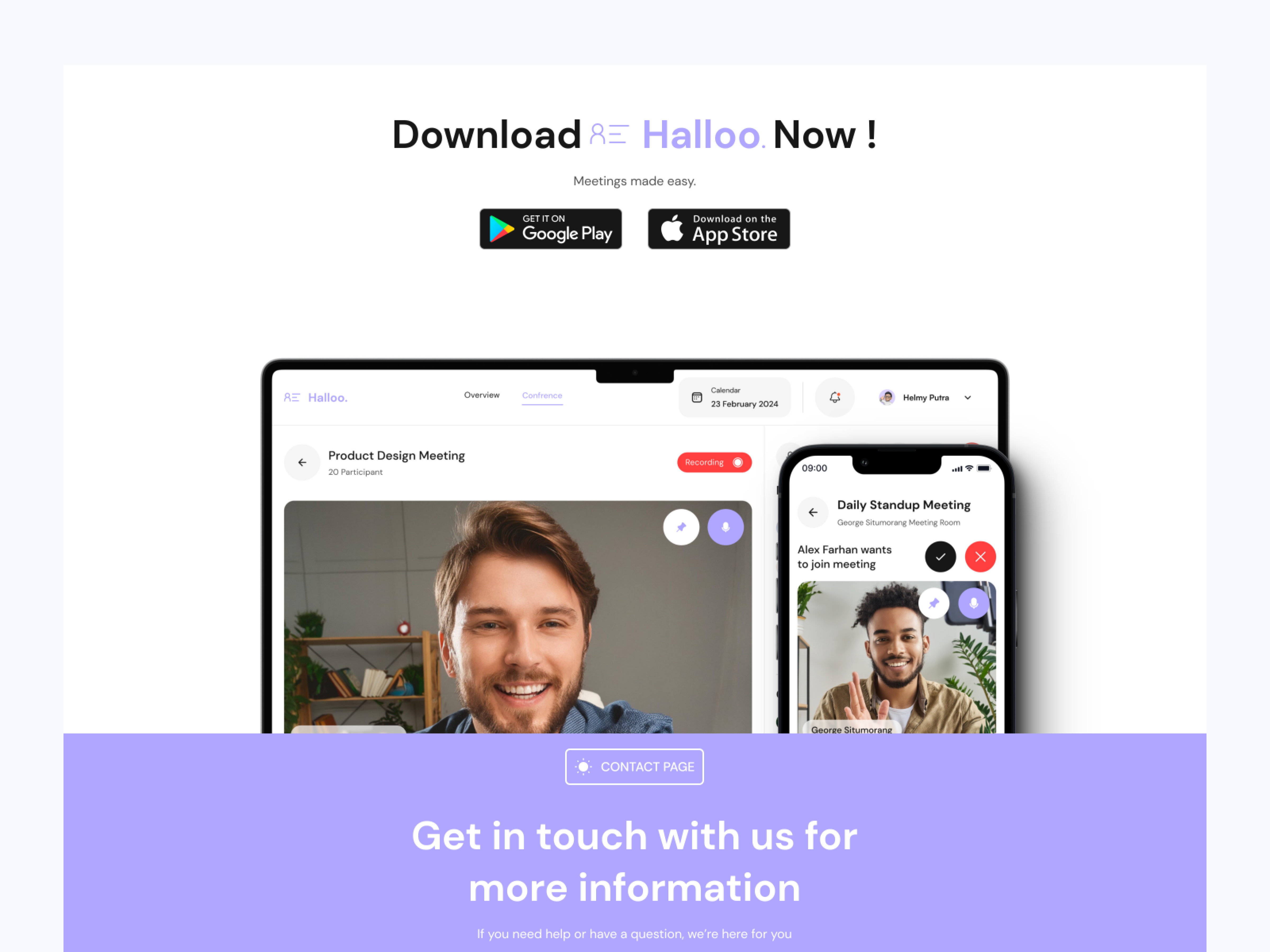 Example of Full Project Website Design