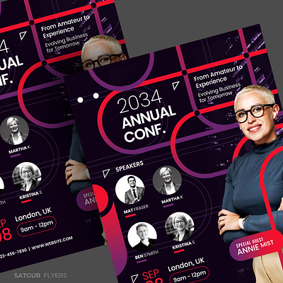 Business Conference Flyer Template - PSD advertisement annual conference annual report branding business conference business meet business summit colorful creative design download psd flyer flyers illustration layout photoshop poster promotional design psd template trending