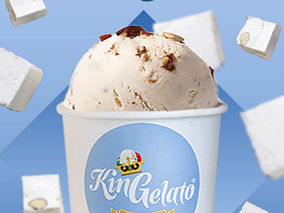 KinGelato_Flavour Highlight(Nougat) animation motion graphics