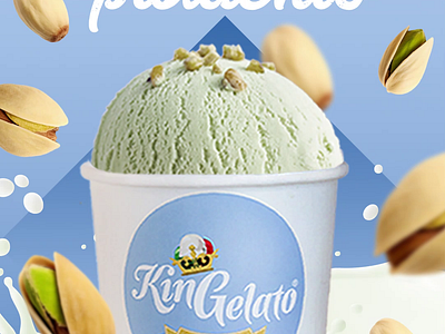 KinGelato_Flavour Highlight(Yoghurt Pistachio) animation motion graphics