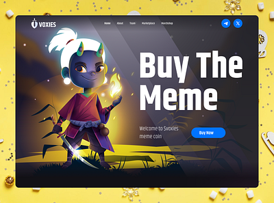 Crypto meme coin website design crypto meme crypto website cryptocurrency landing page meme meme coin meme coin website meme website pepe website design