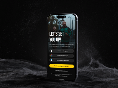 Active Pursuit - Your ultimate fitness companion activity tracker app design fitness app health and wellness health tech minimal ui mobile app sports app sports ui user experience user interface