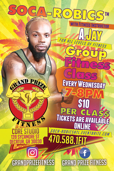 Gym Flyer graphic design