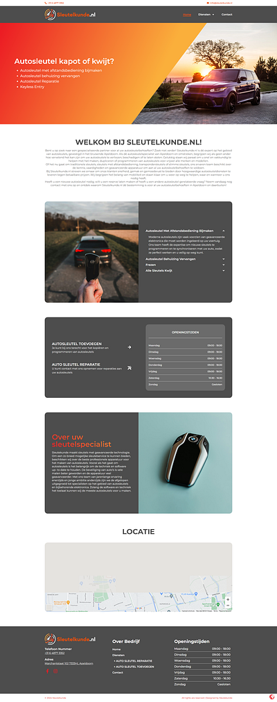 Car keyes Making Foran Company Website 3d css elementor graphic design ui wordpress