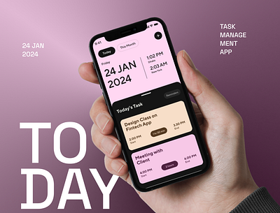 Task Management App app daily task dashboard mobile app planner productivity app retro style saas social media app task management task management mobile app task manager todo todolist tracker