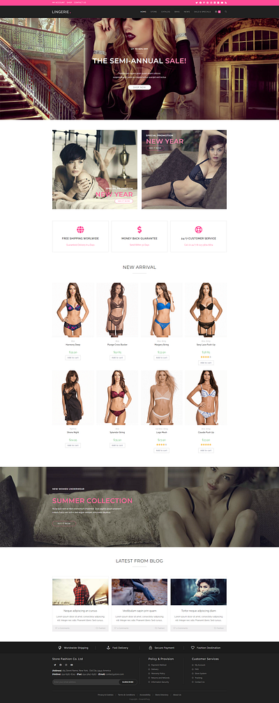 ECommerce Website Demo Desine 3d branding divi elementor graphic design shopify ui wordpress