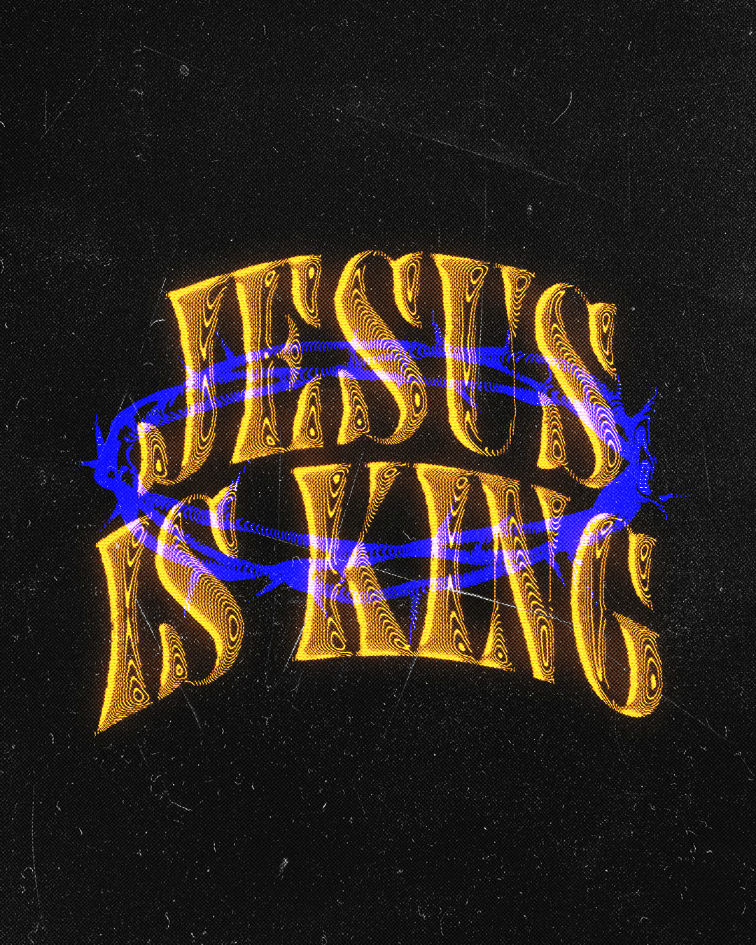 Jesus in King | Christian Poster christian