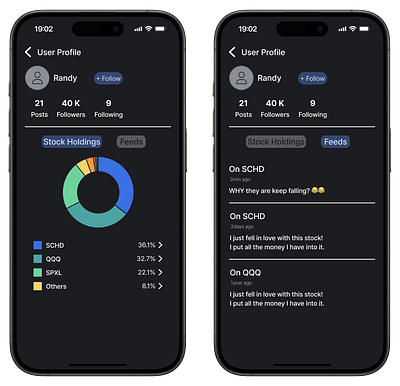 Dark Mode (Enhanced Securities App Version) dailyui dailyui007 dark mode design ui