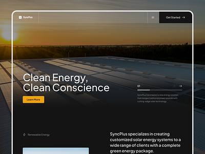 EcoSun - Solar Panel Landing Page clean energy environment landing page panel power renewable renewable energy solar solar panel solar system sun system website