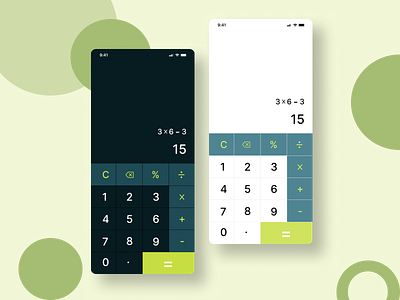 Calculator app calculator dailyui dailyui004 design ui