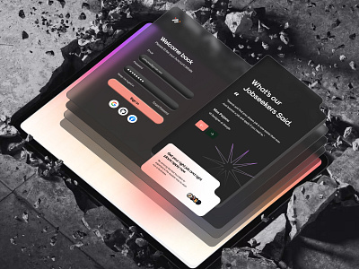 Login page UI Design app design interface landing landing page login and signup loginui minimal signup ui uiux ux web web dark web glass web interface web ui web ux wesbite