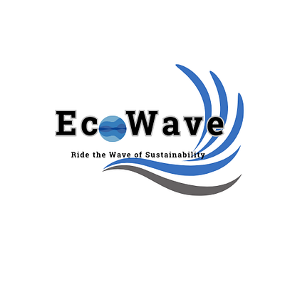 Ecowave Logo design 3d animation branding graphic design logo motion graphics ui